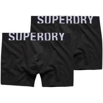 Ondergoed Heren Boxershorts Superdry  Zwart
