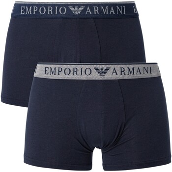 Ondergoed Heren BH's Emporio Armani 2-pack Trunks Blauw