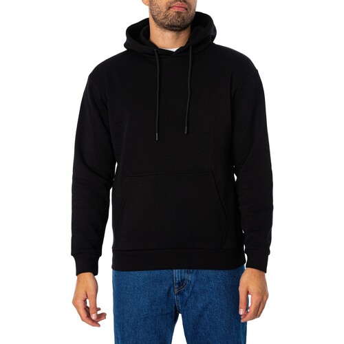Textiel Heren Sweaters / Sweatshirts Jack & Jones Bradley trui met capuchon Zwart