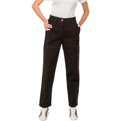 Textiel Dames Broeken / Pantalons Kontatto New Chino Zwart