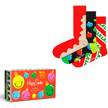Ondergoed Sokken Happy socks Time for Holiday 3-Pack Gift Box Multicolour