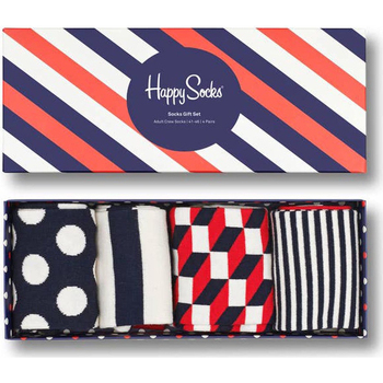 Happy socks Classic Navy 4-Pack Gift Box Multicolour