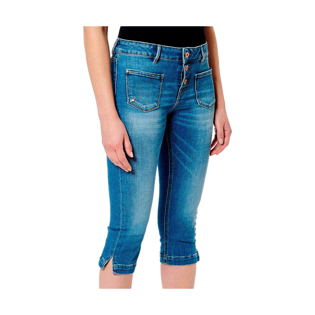 Textiel Dames Straight jeans Kaporal  Blauw