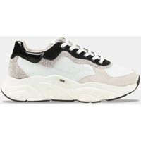 Schoenen Dames Lage sneakers Hub Footwear Rock L67w.ds W4602L67-L10-816 White/Black 3146 Wit