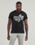 Textiel Heren T-shirts korte mouwen Versace Jeans Couture 76GAHG00 Zwart / Wit