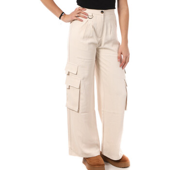 Textiel Dames Broeken / Pantalons Monday Premium  Wit