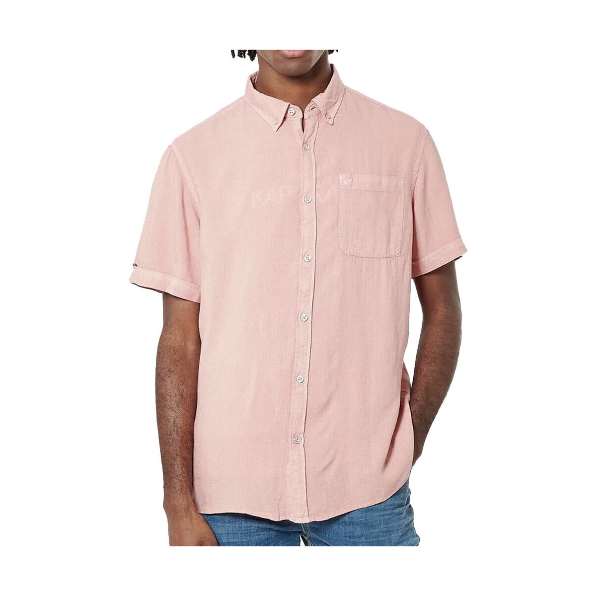 Textiel Heren Overhemden korte mouwen Kaporal  Roze