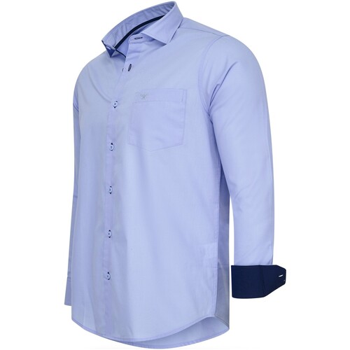 Textiel Dames Overhemden Cappuccino Italia Overhemd Uni Blauw