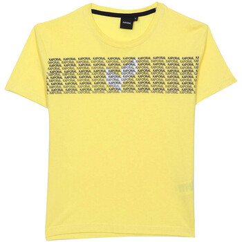 Textiel Jongens T-shirts korte mouwen Kaporal  Geel