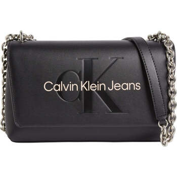 Tassen Dames Schoudertassen met riem Calvin Klein Jeans  Zwart