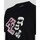 Textiel Dames T-shirts & Polo’s Karl Lagerfeld 240W1727 OVERSIZED IKONIK VARSITY TEE Zwart