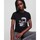 Textiel Dames T-shirts & Polo’s Karl Lagerfeld 230W1772 IKONIK 2 0 Zwart