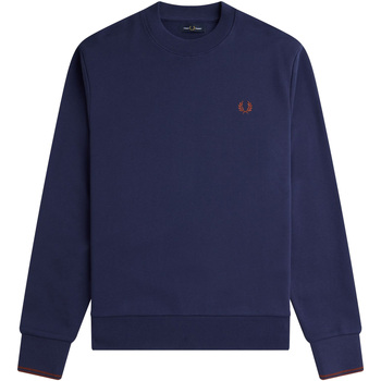 Textiel Heren Sweaters / Sweatshirts Fred Perry Fp Crew Neck Sweatshirt Blauw