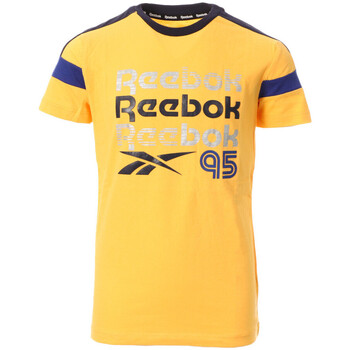 Textiel Jongens T-shirts korte mouwen Reebok Sport  Geel