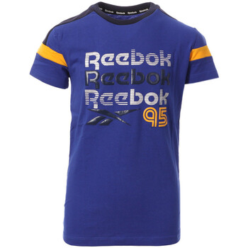 Textiel Jongens T-shirts korte mouwen Reebok Sport  Blauw