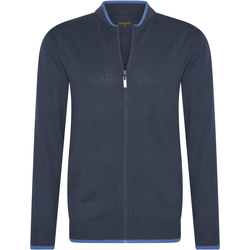 Textiel Heren Sweaters / Sweatshirts Cappuccino Italia Full Zip Cardigan Blauw