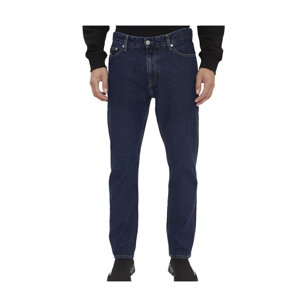 Textiel Heren Straight jeans Tommy Hilfiger  Zwart