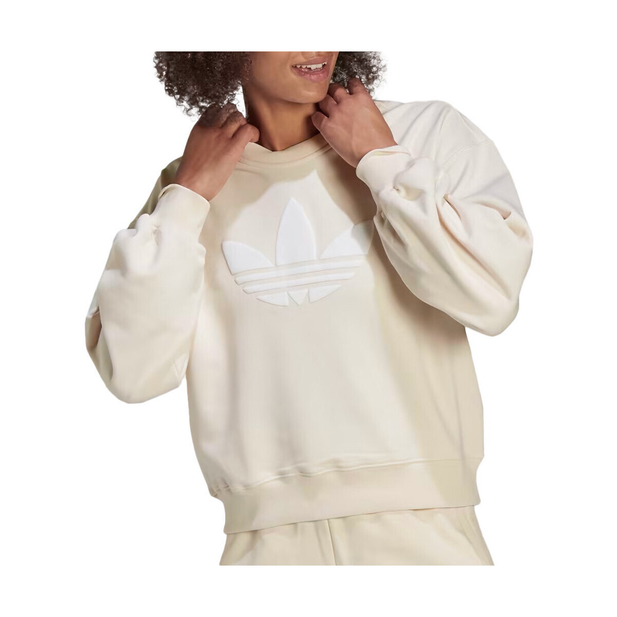 Textiel Dames Sweaters / Sweatshirts adidas Originals  Beige