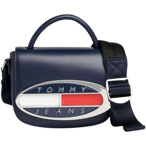 Tassen Dames Handtassen kort hengsel Tommy Jeans  Blauw