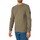 Textiel Heren T-shirts korte mouwen Calvin Klein Jeans Badge wafel T-shirt met lange mouwen Groen