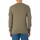 Textiel Heren T-shirts korte mouwen Calvin Klein Jeans Badge wafel T-shirt met lange mouwen Groen
