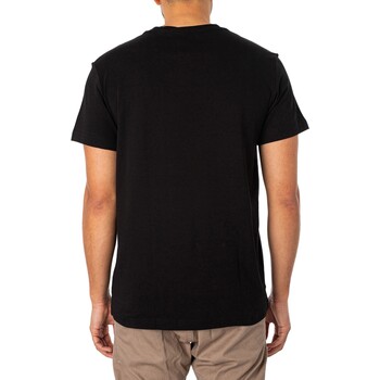 Calvin Klein Jeans Embro-badge T-shirt Zwart