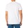 Textiel Heren T-shirts korte mouwen Calvin Klein Jeans Embro-badge T-shirt Wit