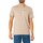 Textiel Heren T-shirts korte mouwen Calvin Klein Jeans Monologo normaal T-shirt Beige