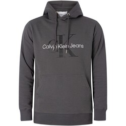 Textiel Heren Sweaters / Sweatshirts Calvin Klein Jeans Seizoensgebonden hoodie met monologo-trui Grijs