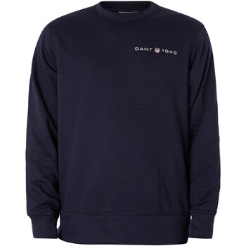 Textiel Heren Sweaters / Sweatshirts Gant Gedrukt grafisch sweatshirt Blauw
