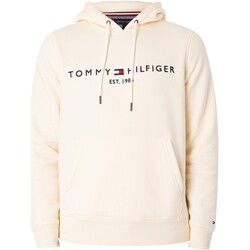 Textiel Heren Sweaters / Sweatshirts Tommy Hilfiger Logo trui met capuchon Beige