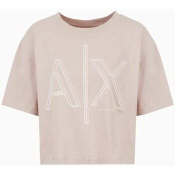 Textiel Dames T-shirts & Polo’s EAX 3DYT06 YJ3RZ Bruin