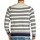 Textiel Heren Sweaters / Sweatshirts Guess Adam Raglan Ls Cn Striped Swtr Wit