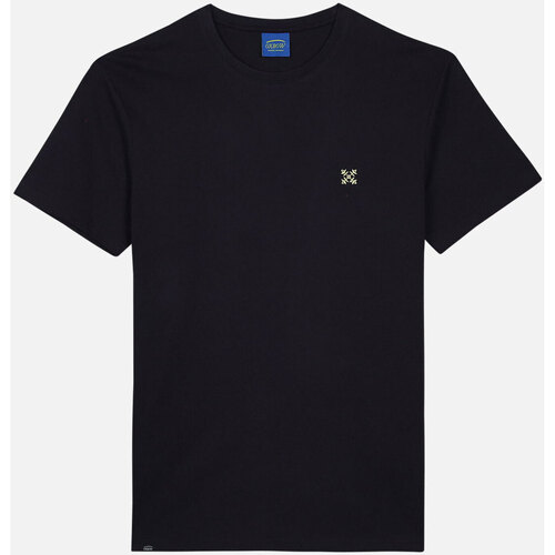 Textiel Heren T-shirts korte mouwen Oxbow Grafisch T-shirt met korte mouwen TEFLA Blauw