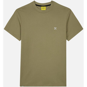 Oxbow T-shirt Korte Mouw Effen 4flo t-shirt geborduurd op de borst TEBAZ
