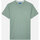 Textiel Heren T-shirts korte mouwen Oxbow Effen T-shirt met V-hals 4flo geborduurd op de borst TIVE Groen
