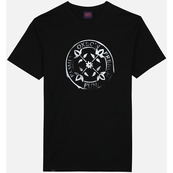 Textiel Heren T-shirts korte mouwen Oxbow Grafisch T-shirt met korte mouwen TELLIM Zwart