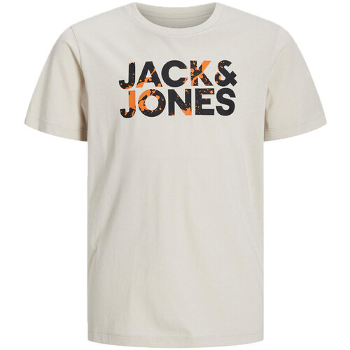 Textiel Jongens T-shirts & Polo’s Jack & Jones  Beige