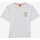 Textiel Dames T-shirts korte mouwen Oxbow T-shirt van biologisch katoen met print TOBAB Wit