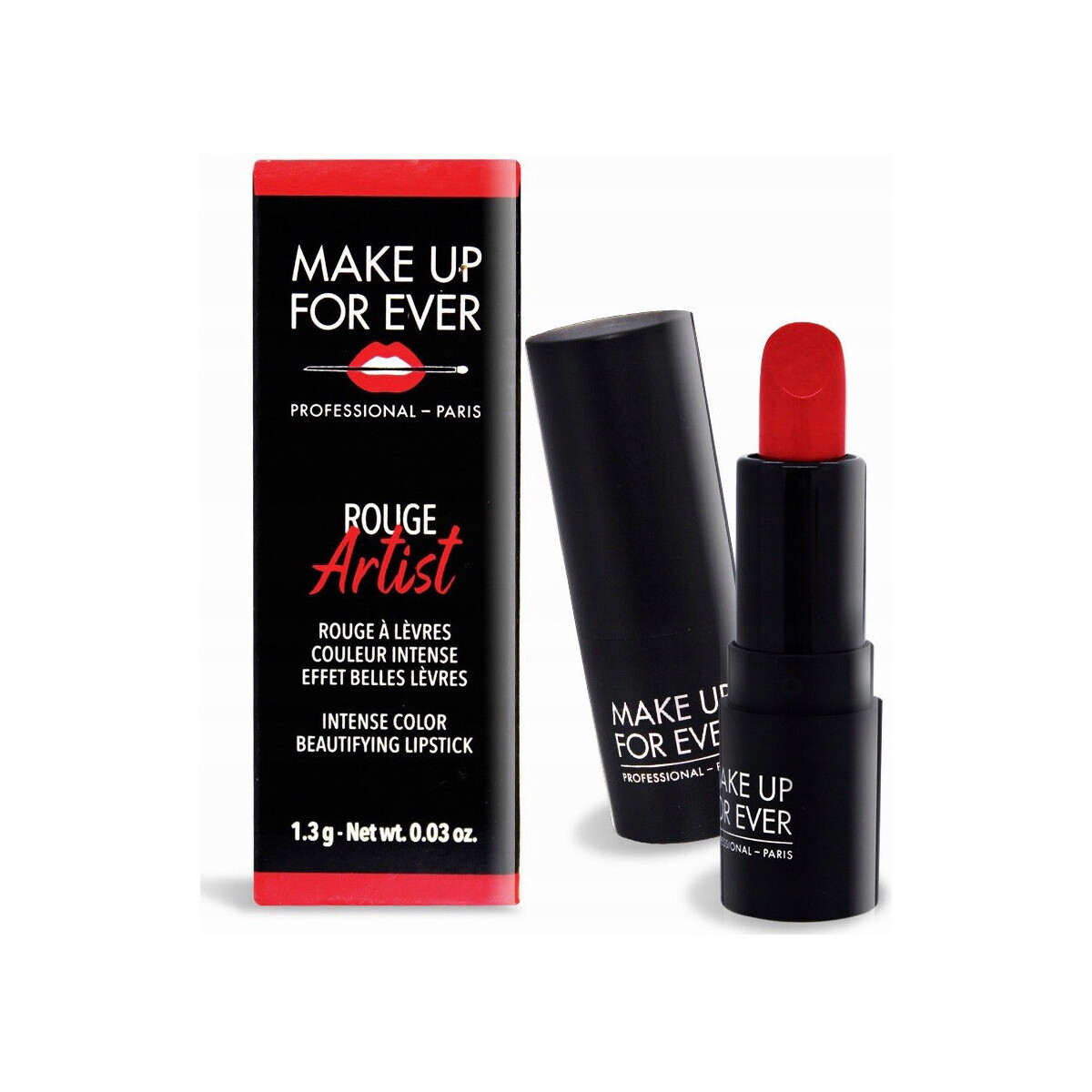 schoonheid Dames Lipstick Make Up For Ever Mini Lippenstift Rouge Artist Rood