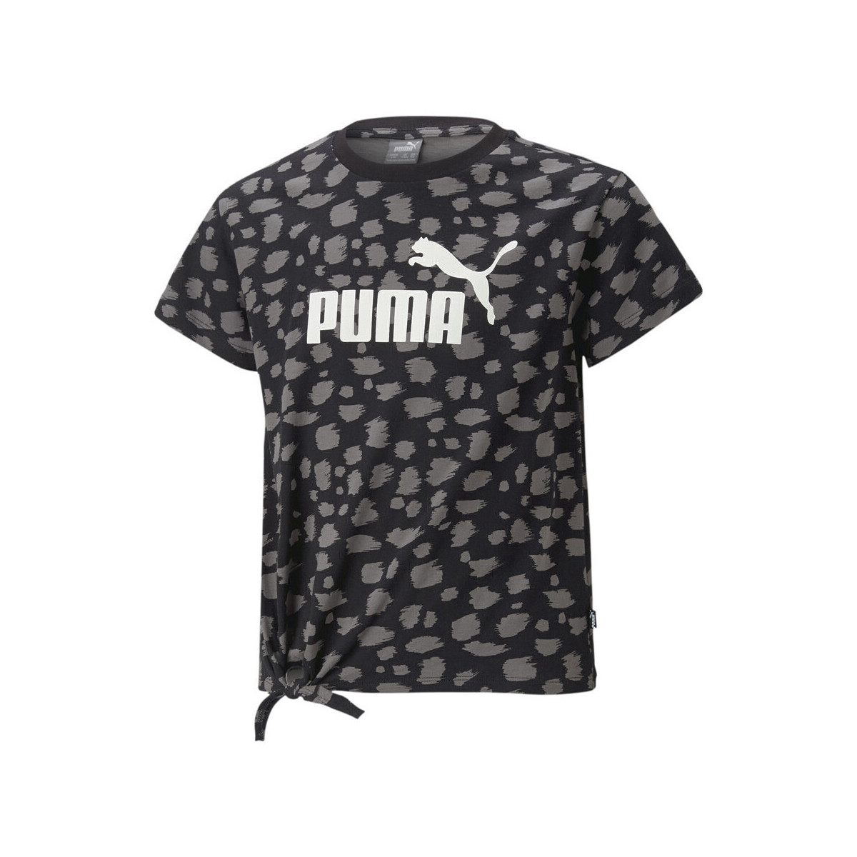 Textiel Meisjes T-shirts & Polo’s Puma  Zwart