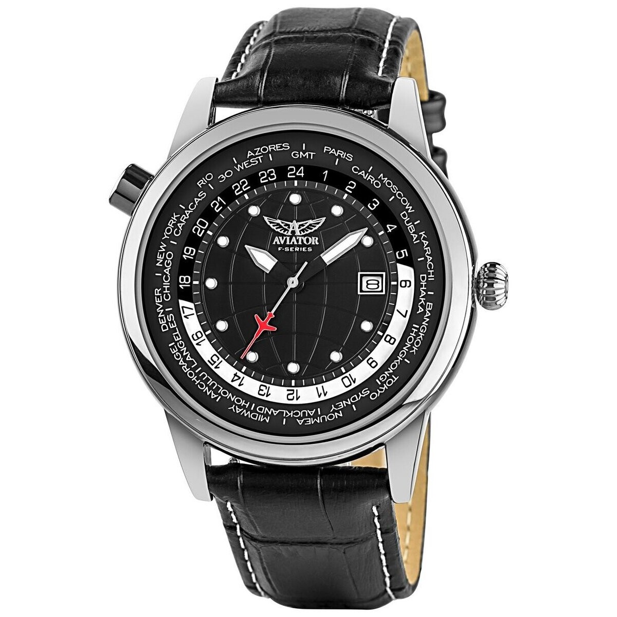 Horloges & Sieraden Heren Horloges Aviator F-Series AVW6975G354 Zwart