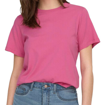 Textiel Dames T-shirts & Polo’s JDY  Roze