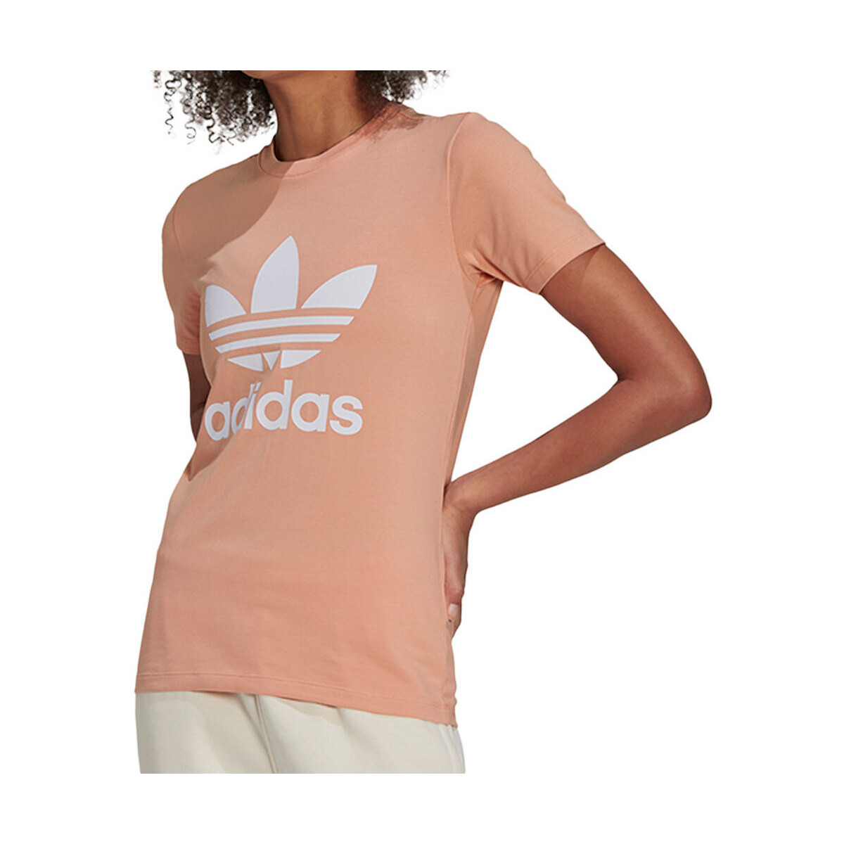 Textiel Meisjes T-shirts & Polo’s adidas Originals  Beige