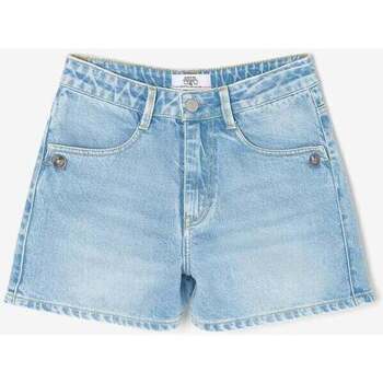 Textiel Meisjes Korte broeken / Bermuda's Le Temps des Cerises Short van jeans LEMI Blauw