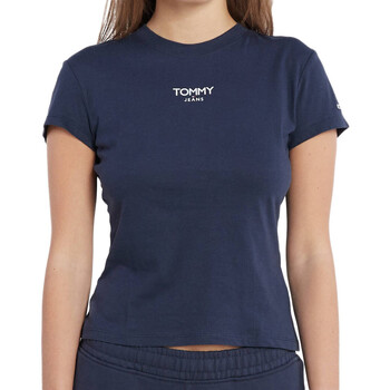 Textiel Dames T-shirts & Polo’s Tommy Hilfiger  Blauw