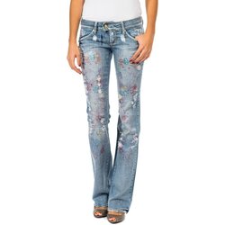 Textiel Dames Jeans Met E017096-895 Blauw
