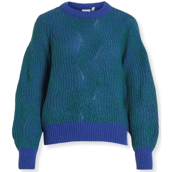 Textiel Dames Truien Vila Nanna Knit - Lapis Blue Blauw