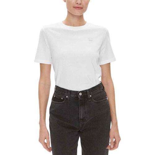 Textiel Dames T-shirts & Polo’s Calvin Klein Jeans  Wit