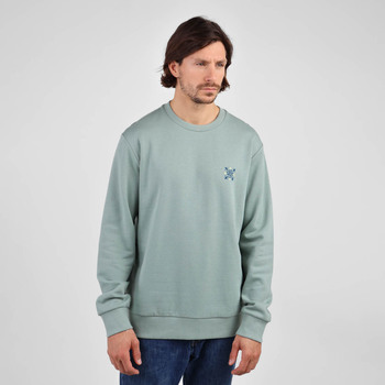Oxbow 4Flo-sweatshirt met ronde hals en grafische achterkant SALAZAR Groen
